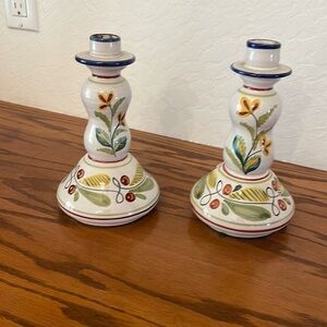 Vintage Italian numbered candlesticks